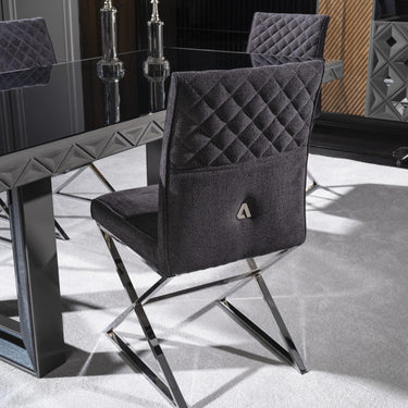 Asus étkezőszék sötétszürke