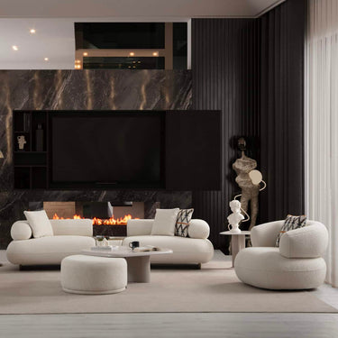 Glam kanapé krém (több méretben)