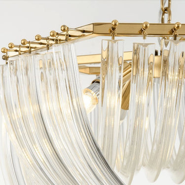 Edna mennyezeti lámpa arany-kristály