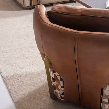 Grande fotel sötétbarna