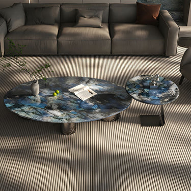 Steel Aba dohányzóasztal kék