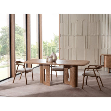 Soho étkezőasztal 210 cm világosbarna