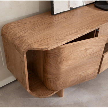 Soho tálalószekrény 210 cm világosbarna