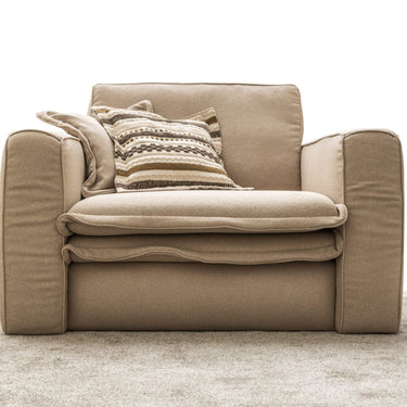 Bukowsky  fotel világosbarna