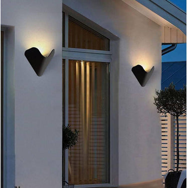 Fali lámpa LED 12w 1000lm 4000k IP65 200×170×88mm fekete