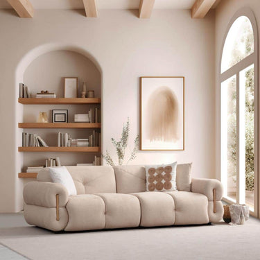 Petra 3 személyes kanapé krém