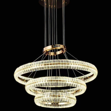 Miriam mennyezeti lámpa arany-kristály (több méretben)