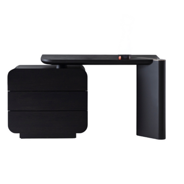 Maybach fekete konzolasztal tükör nélkül