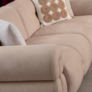 Petra 3 személyes kanapé krém