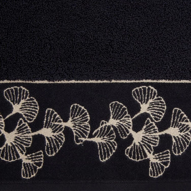 Victoria jacquard törölköző Fekete 70x140 cm