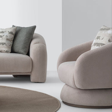 AVENTADOR forgó fotel bézs