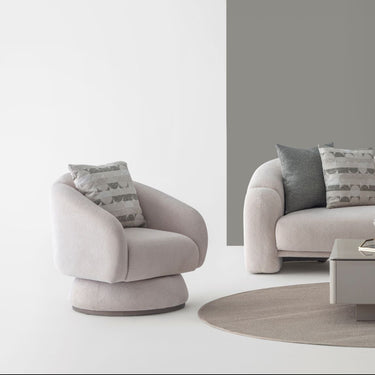 AVENTADOR forgó fotel bézs