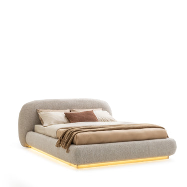 PALERMO franciaágy ágyneműtartóval bézs (több méretben)