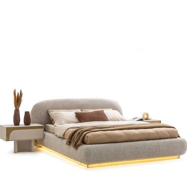 PALERMO franciaágy ágyneműtartóval bézs (több méretben)