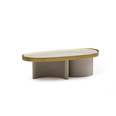 PALERMO kávéasztal kerámia bézs