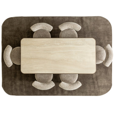 SOHO étkezőasztal több méretben világosbézs