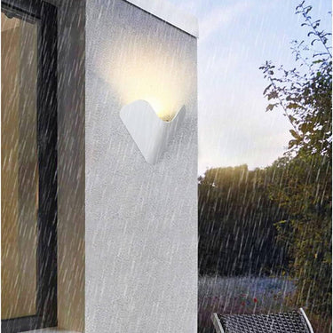 Fali lámpa LED 12w 1000lm 6500k IP65 200×170×88mm fehér
