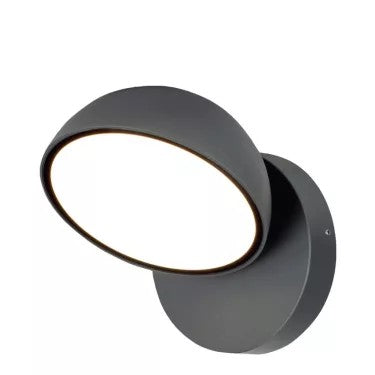 Kültéri fali lámpa 12w 720lm CCT kapcsolóval 110x135x135mm IP54 szürke 5év