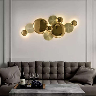 Art Kleopatra fali lámpa arany 100 cm