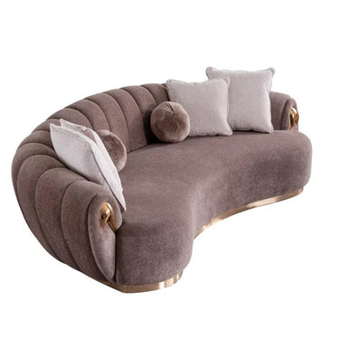 Prada ovális kanapé 3 személyes (több színben)