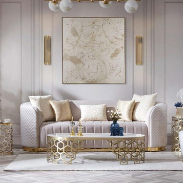 Gusto kanapé 3 személyes fehér