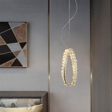 BERIL Mini függesztett lámpa arany-kristály