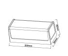 Kültéri fali lámpa 10W 4000k 950lm IP65 fehér 85x80x200mm
