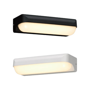 Kültéri fali lámpa 12w 1200lm 4000k 180° IP65 262×67×98mm fehér
