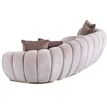 Prada ovális kanapé 3 személyes (több színben)