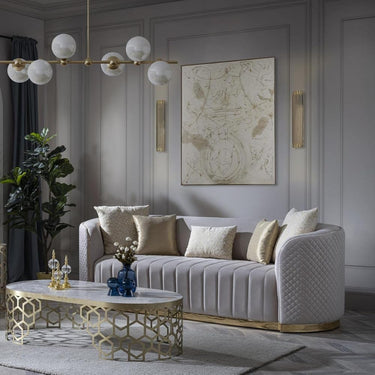 Gusto kanapé 3 személyes fehér