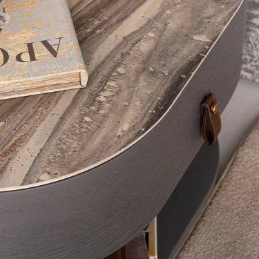 ZEN éjjeliszekrény sötétszürke