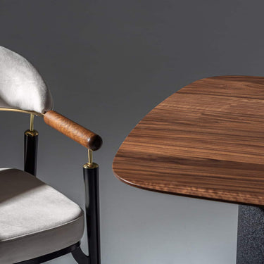 Prag étkezőasztal sötétbarna 220 cm