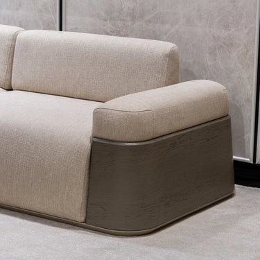 NARMAN kanapé bézs - zárt alap