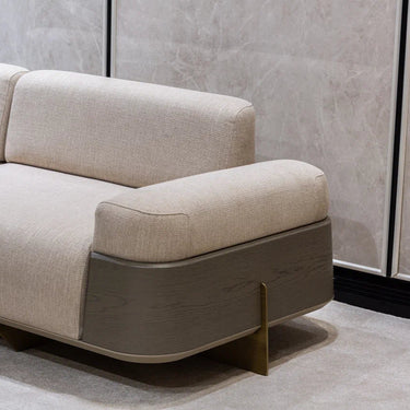 NARMAN kanapé bézs - emelt alap