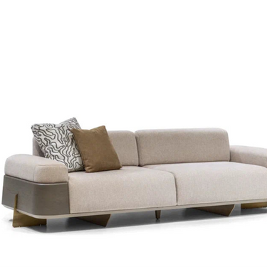 NARMAN kanapé bézs - emelt alap