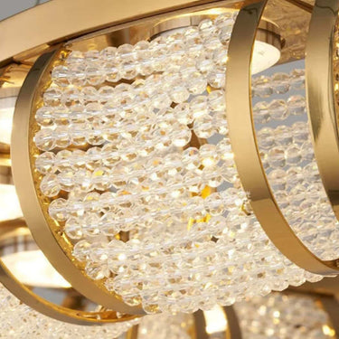 Cila Paloma mennyezeti lámpa arany-kristály (több méretben)