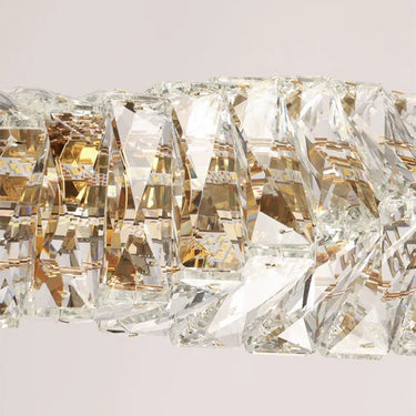 ALORA Arany Kristály Függőlámpa 100cm