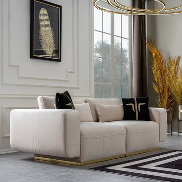 Aston kanapé krém-arany (több méretben)