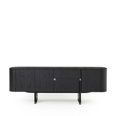 DELTA tálalószekrény Anthracit fa