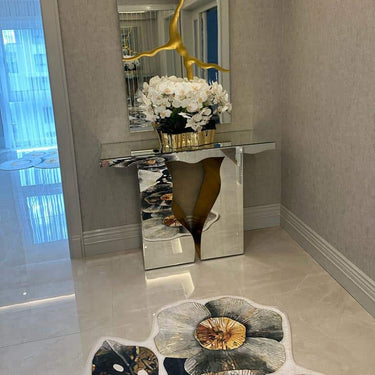 Citta konzolasztal fehér-arany