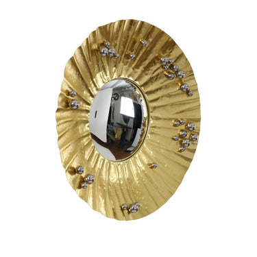 Golden Alexa fali tükör arany 100 cm