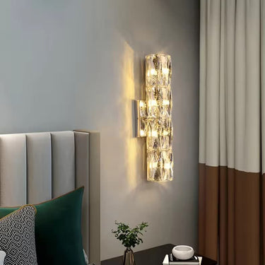 Belmora fali lámpa 60 cm arany-kristály