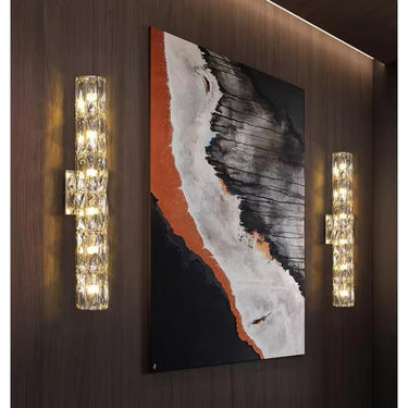 Belmora fali lámpa 60 cm arany-kristály