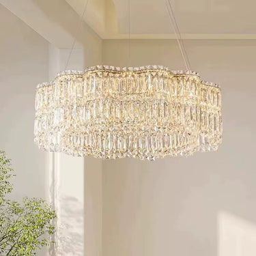 ARIA Arany Kristály föggőlámpa 50cm