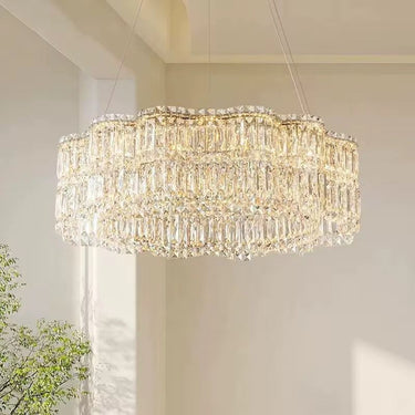 ARIA Arany Kristály függőlámpa 60cm