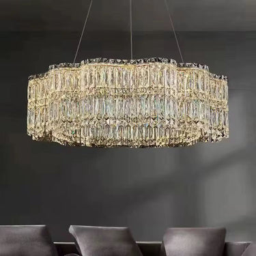 ARIA Arany Kristály föggőlámpa 50cm