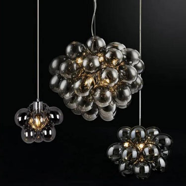 Art Gitta Toby minimál függesztett lámpa üveg-króm (több méretben)