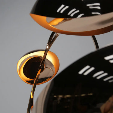 Art Gitta minimál kerek függesztett lámpa kerek arany-fekete (több méretben)