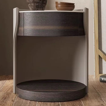 Atelier Wall éjjeliszekrény black ( smoked wood+gray)