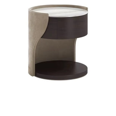 Atelier Wall white éjjeliszekrény (smoked wood+white)